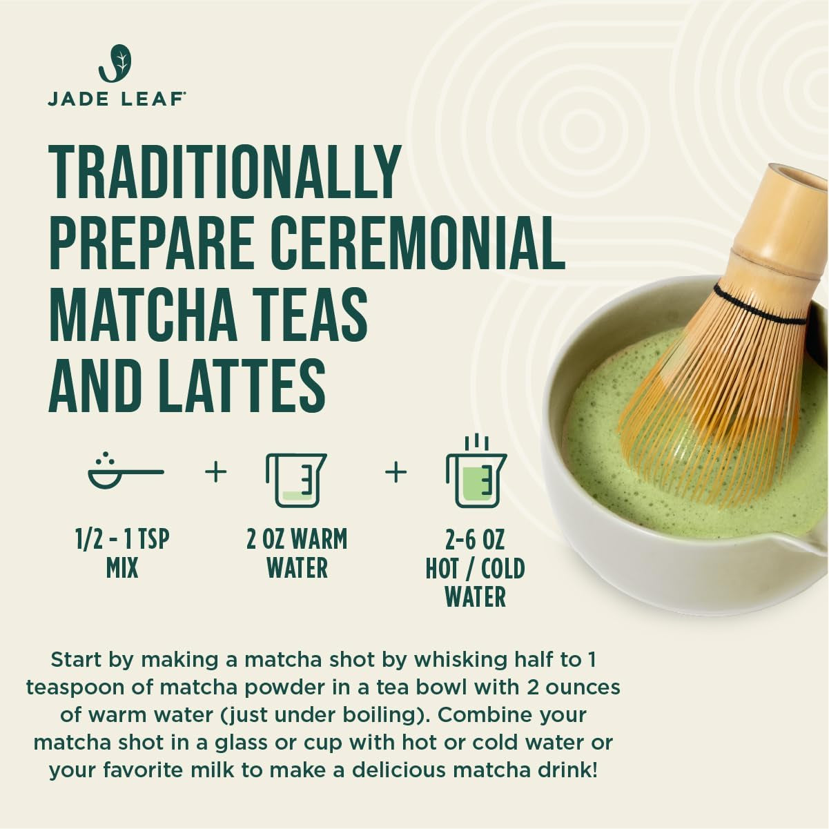 Organic Ceremonial Grade Matcha Green Tea Powder - Authentic Japanese Origin - Teahouse Edition Premium First Harvest (3.53 Ounce)