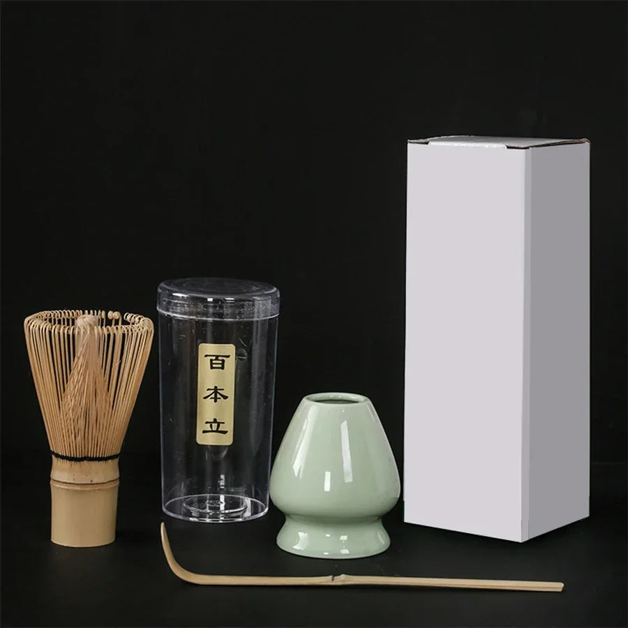 3Pcs/Set Japanese Matcha Set Safety Bamboo Buddha Tea Spoon Tea Set Indoor Tea Stirring Tools Accessories Kitchen Teaware Sets