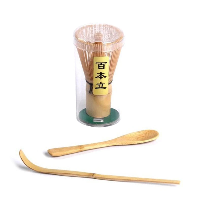 Tea Set, Matcha Whisk Chasen, Traditional Scoop Chashaku, Tea Spoon, the Perfect Set to Prepare a Traditional Cup of Matcha