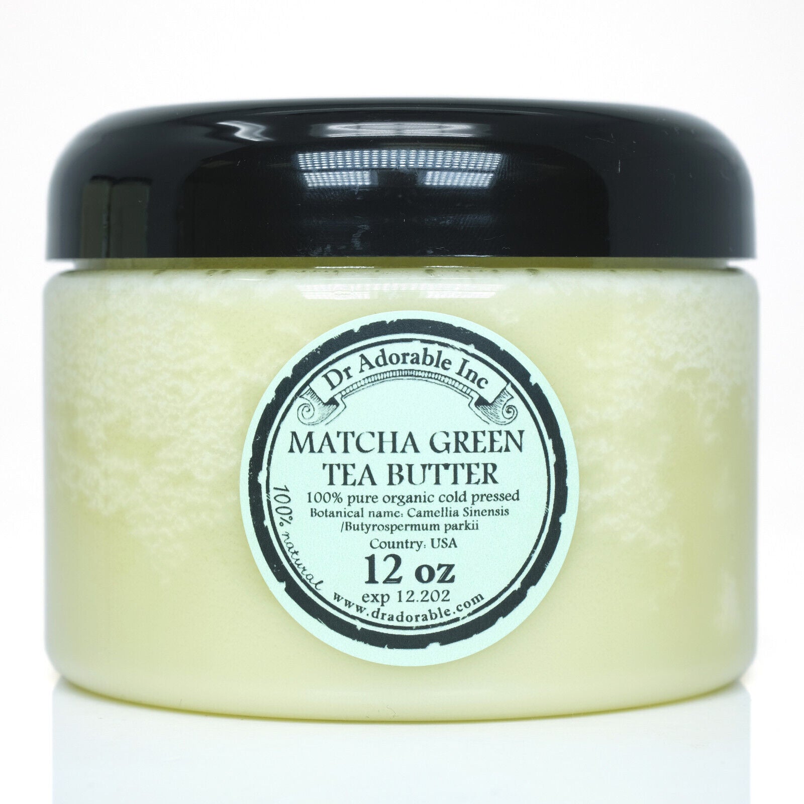 Green Tea Matcha Butter Refined Organic 100% Pure 2Oz up to 12Lb Free Shipping!