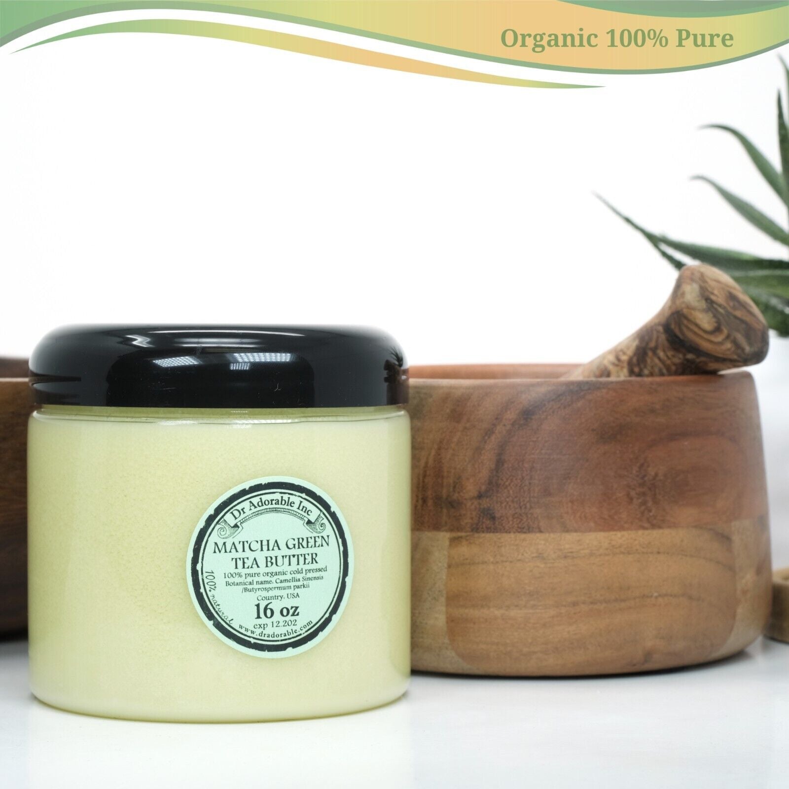 Green Tea Matcha Butter Refined Organic 100% Pure 2Oz up to 12Lb Free Shipping!