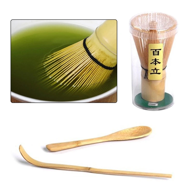 Tea Set, Matcha Whisk Chasen, Traditional Scoop Chashaku, Tea Spoon, the Perfect Set to Prepare a Traditional Cup of Matcha