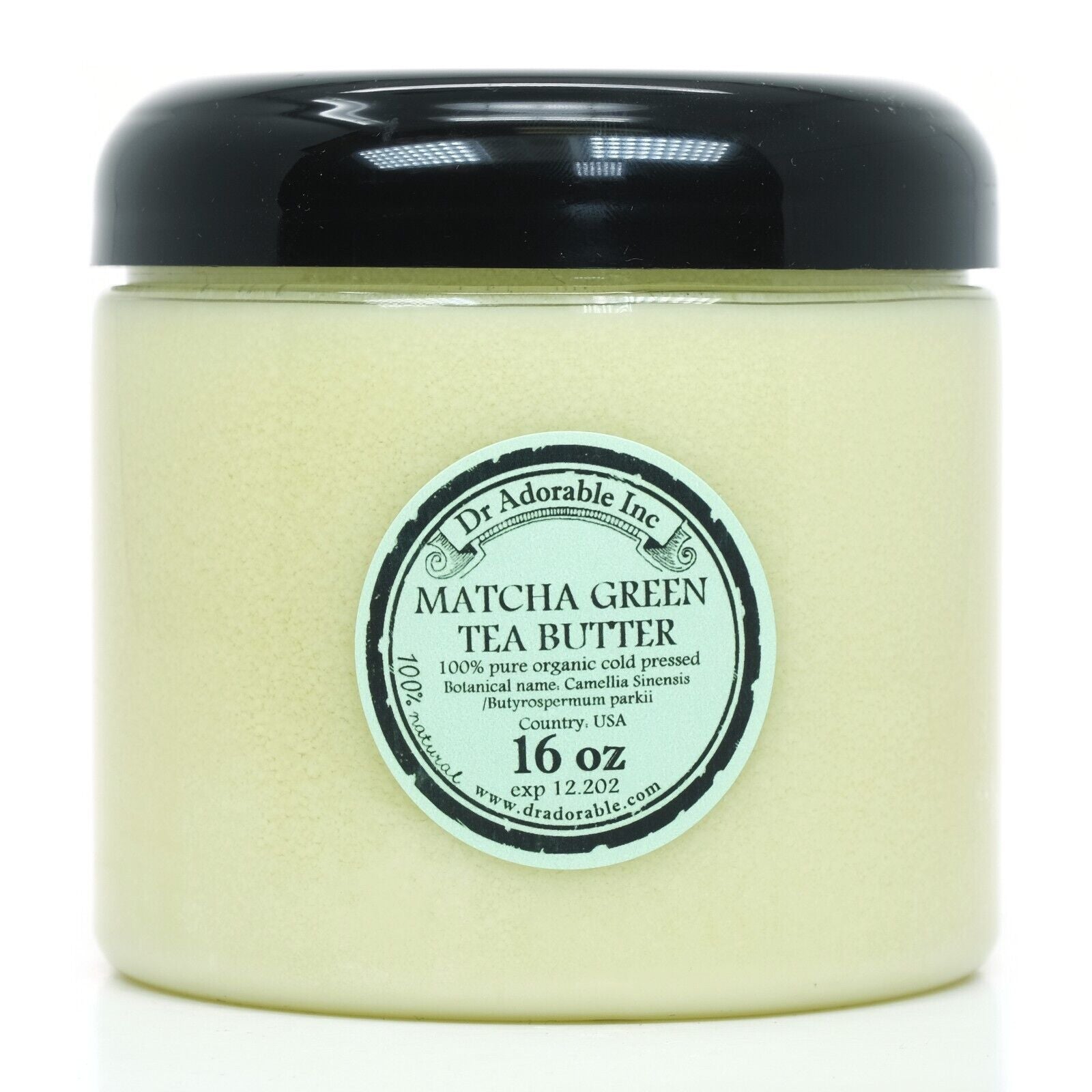 Green Tea Matcha Butter Refined Organic 100% Pure 2Oz up to 12Lb Free Shipping!