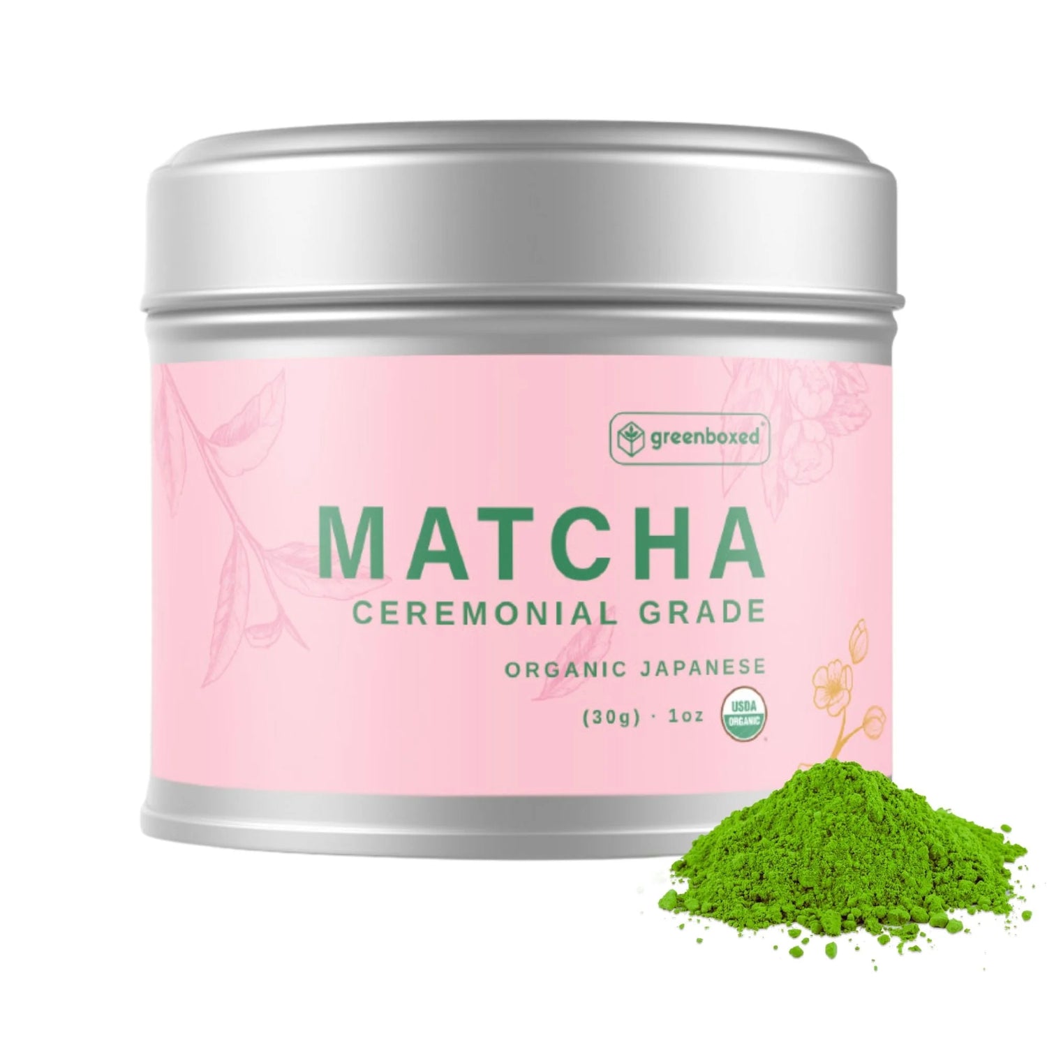 Matcha Organic Japanese Ceremonial Matcha Green Tea Powder, 1 Oz, Vegan, Naturally Caffeinated