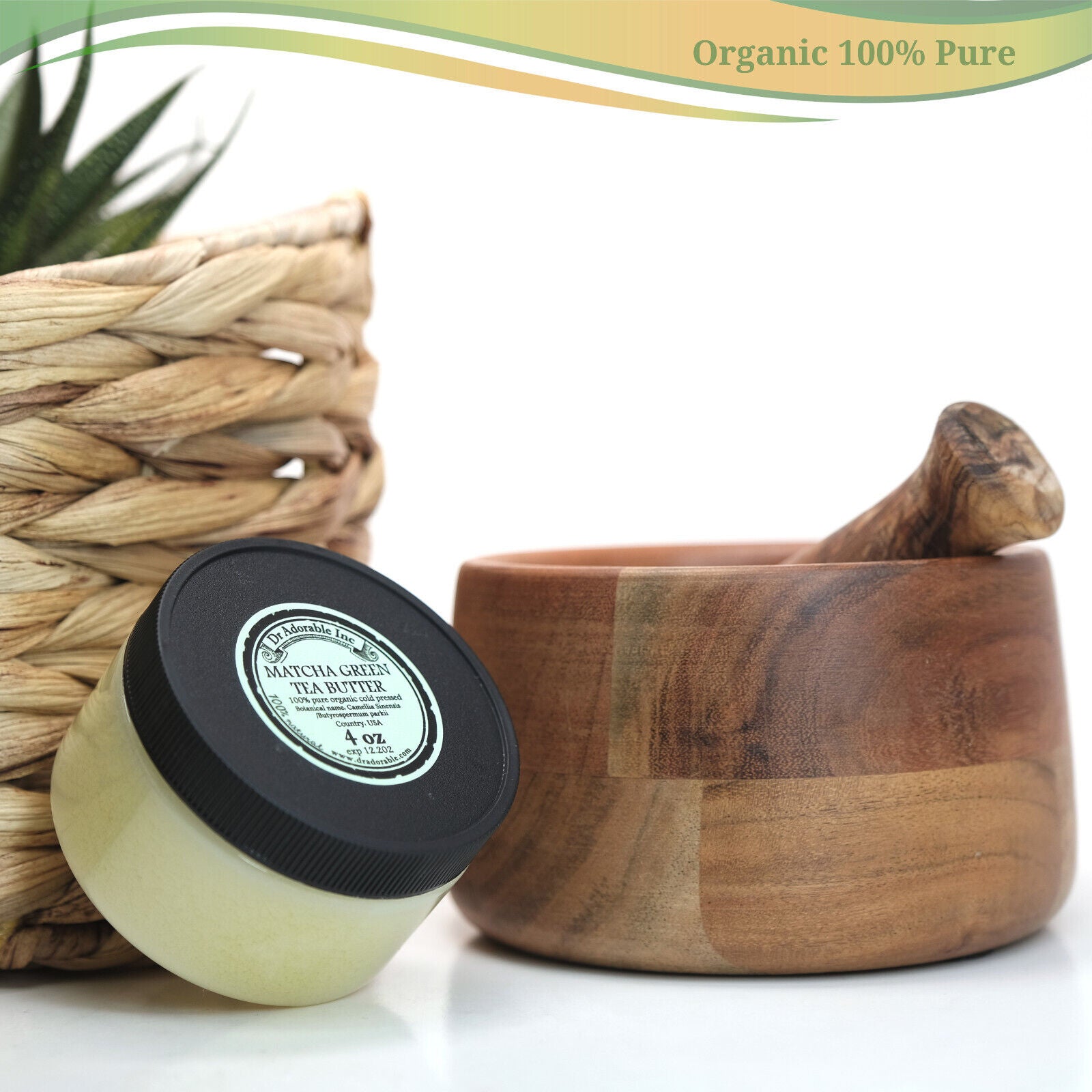 Green Tea Matcha Butter Refined Organic 100% Pure 2Oz up to 12Lb Free Shipping!