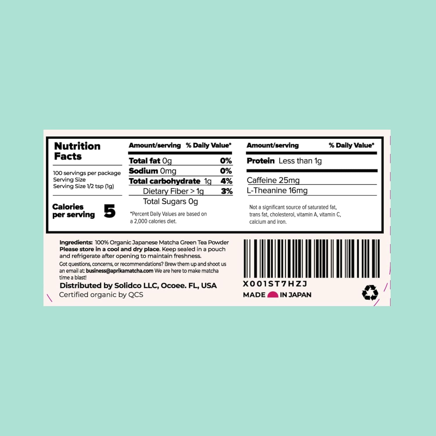 Organic Matcha Powder, USDA & JAS Certified, No Sugar Added, Authentic Japanese Cafe Grade Matcha Green Tea Powder Perfect for Matcha Lattes, Smoothies & Baking, 3.5 Oz/100G